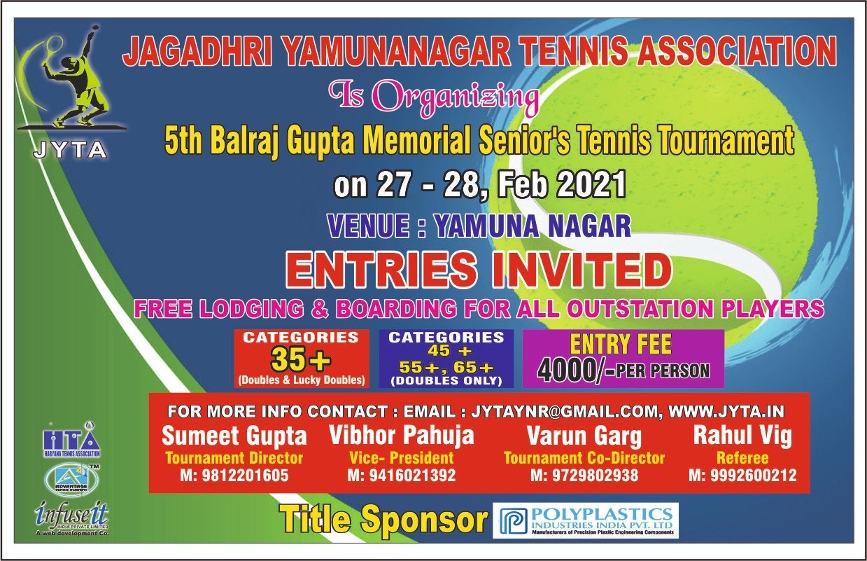 JYTA - Jagadhri YamunaNagar Tennis Association